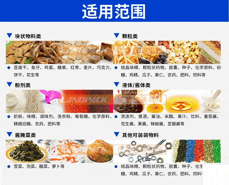 给袋式真空包装机使用范围